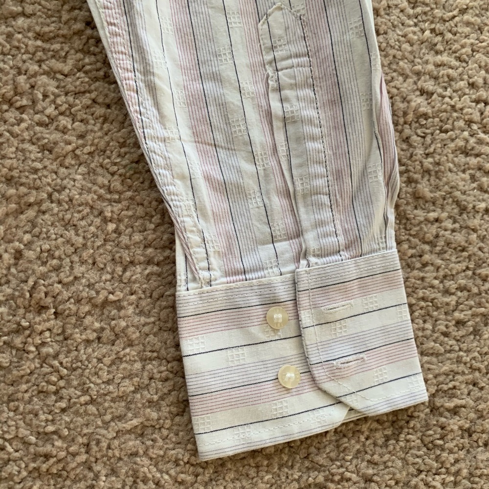 191 Unlimited Pink And White Shirt Size:M. - Picture 3 of 5